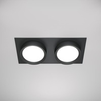 Hranatá - M DL086-02-GX53-SQ-B Vestavné svítidlo Hoop GX53x2 15W IP 20 DL086-02-GX53-SQ-B - MAYTONI