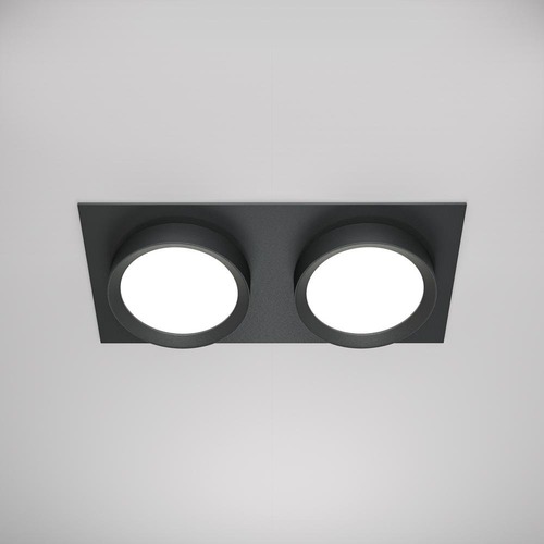 Hranatá - M DL086-02-GX53-SQ-B Vestavné svítidlo Hoop GX53x2 15W IP 20 DL086-02-GX53-SQ-B - MAYTONI - foto 1