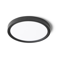 Kruhová - RED R14303 LANA 23 přisazená černá plast 230V LED 18W  3000K 4000K 6000K - RED - DESIGN RENDL