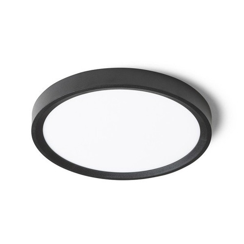 Kruhová - RED R14303 LANA 23 přisazená černá plast 230V LED 18W  3000K 4000K 6000K - RED - DESIGN RENDL - foto 1