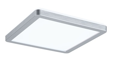 Dekorativní - P 71007 LED Panel Atria Shine hranaté 190x190mm 4000K matný chrom - PAULMANN