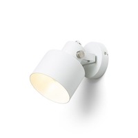 Bodová - RED R13901 CELEIA přisazená matná bílá matný nikl 230V E27 40W - RED - DESIGN RENDL