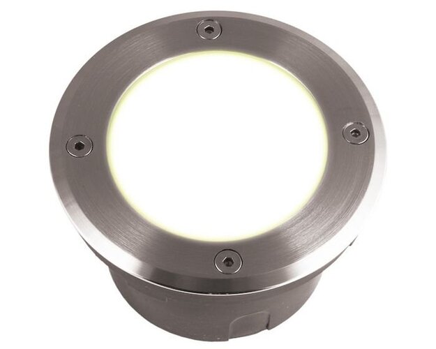 Zapuštěná - PANIT EST355 Venkovní svítidlo OBLO MICRO kruhová ocel 230V GX53 7W IP67 - PAN INTERN. - foto 1