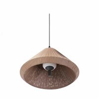 Závěsná - FARO 71579C-06 SAIGON šedá/hnědá, závěsné svítidlo T70 - FARO