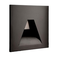 Pro zapuštěná svítidla - IMPR 930490 Deko-Light kryt hranatý černý "Angle" pro Alwaid - LIGHT IMPRESSIONS