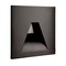 Pro zapuštěná svítidla - IMPR 930490 Deko-Light kryt hranatý černý "Angle" pro Alwaid - LIGHT IMPRESSIONS