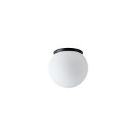 Kruhová - OS STY61721 STYX 1 stropní/nástěnné skleněné svítidlo černá / bílá IP65 4000 K 8W LED - OSMONT