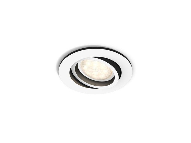 Kruhová - PH 8720169319875 Hue WA Milliskin zápustné LED svítidlo 1xGU10 4,2W 400lm 2200-6500K 9cm kulaté IP20, bílé - PHILIPS - foto 1
