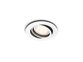 Kruhová - PH 8720169319875 Hue WA Milliskin zápustné LED svítidlo 1xGU10 4,2W 400lm 2200-6500K 9cm kulaté IP20, bílé - PHILIPS