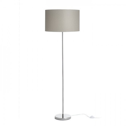 Stojací lampy - RED R14081 NYC/RON 40/25 stojanová Chintz světle šedá/chrom 230V E27 11W - RED - DESIGN RENDL - foto 1