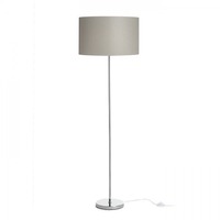 Stojací lampy - RED R14081 NYC/RON 40/25 stojanová Chintz světle šedá/chrom 230V E27 11W - RED - DESIGN RENDL