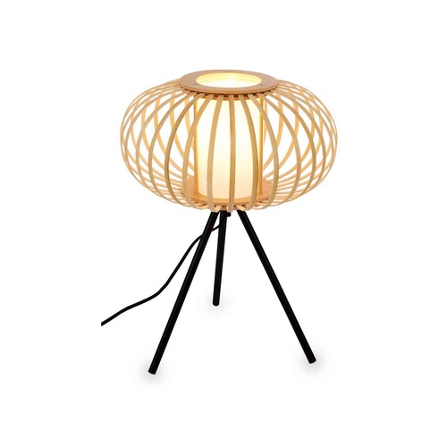 Stolní lampy dekorační - BRI 7759011 Stolní lampa, 39,5 cm, 1x E27, max. 10W, Bambus - BRILONER - foto 1