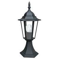 Sloupková - FAN LANT-MILANO/L1 Venkovní svítidlo MILANO černá, 1xE27, IP44, 17 x 40,3 cm - FANEUROPE