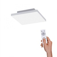 Hranatá - LD 15550-16 CANVAS LED stropní svítidlo v bílé, bezrámečkové provedení s nastavitelnou barvou světla a funkcí stmívání 2700-5000K - LEUCHTEN DIREKT / JUST LIGHT