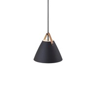 Kónická - NOR 84333003 Závěsné svítidlo Strap 27 1x40W E27 černá - NORDLUX