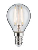E14 - P 28689 LED kapka 2,6 W E14 čirá teplá bílá - PAULMANN