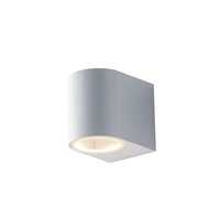 Nástěnná - FAN I-ONE-AP1 BCO Venkovní nástěnné svítidlo ONE, bílá, 1 x GU10, IP54, 9,3 x 8 x 6,7 cm - FANEUROPE