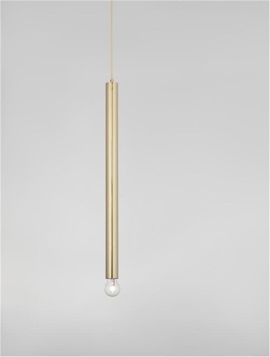 Subtilní - NV 9287949 Závěsné svítidlo NORWAY zlatý hliník zlatý kabel E27 1x12W 230V IP20 bez žárovky - NOVA LUCE - foto 1