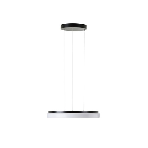 Kruhová - OS COR72810 CORVUS LE2 závěsné plastové svítidlo černá / bílá IP40 4000 K 32W LED - OSMONT - foto 1