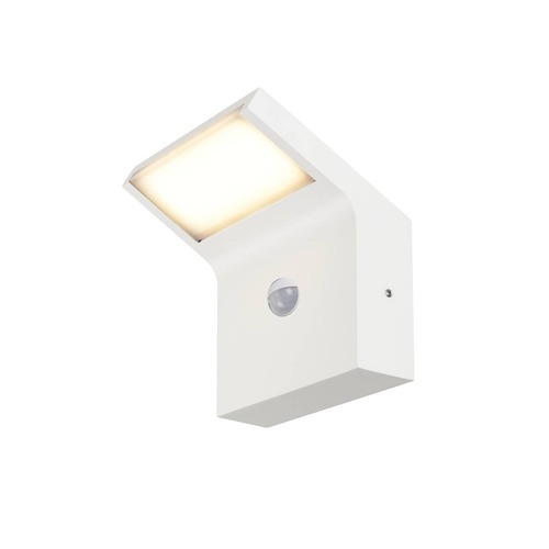 Nástěnná - LA 1008724 ORDI II WL, SENSOR, nástěnné světlo pro povrchovou montáž, hranaté, 2200/3000 K, IP54, bílé - BIG WHITE (SLV) - foto 1