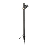 Zápichy - LA 1007868 HELIA SLIM Pole Single LED, venkovní stojací lampa, černá IP65 3000K - BIG WHITE (SLV)
