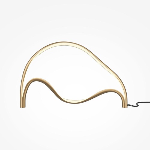 Stolní lampy dekorační - M MOD283TL-L12BS3K Stolní lampa Plons 3000K 12W teplá bílá černý hliník designová - MAYTONI - foto 1