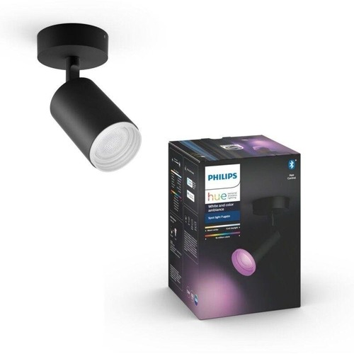 Bodová - PH 8720169319639 Hue 50631/30/P7 Hue WACA Fugato bodové LED svítidlo GU10 5,7W 350lm 2000-6500K RGB IP20 černá - PHILIPS - foto 1