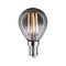 E14 - P 28863 1879 LED kapka E14 230V 4W 1800K stmívatelné kouřové sklo - PAULMANN