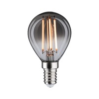 E14 - P 28863 1879 LED kapka E14 230V 4W 1800K stmívatelné kouřové sklo - PAULMANN