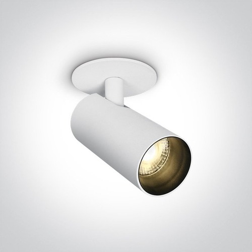 Kruhová - ONE 11107RA/W/W AKCE - Vestavné svítidlo WHITE LED 7W 3000K 500lm 36° 700mA 10V - ONE LIGHT - foto 1