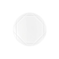 Plafoniéry - FAN I-ELIXIR-PL50 Stropní LED svítidlo Elixir, bílé, 40 W, 6000 lm, CCT, 50 x 7 cm - FANEUROPE