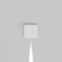 Nástěnná - AR T42021NW00 Effetto 14 čtverec 1 narrow beam šedá bílá - ARTEMIDE