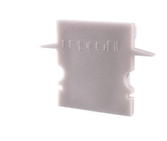 Krytky pro Al profily - IMPR 979071 Koncovka H-ET-02-12 šedá 27 mm 2 ks - LIGHT IMPRESSIONS