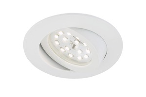 Kruhová - BRI 7209-016 LED vestavné svítidlo, pr. 8,2 cm, 5 W, bílé - BRILONER