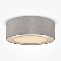 Kruhová - M MOD613CL-04GR Stropní svítidlo Bergamo 3x60W šedá látka kov moderní design  - MAYTONI