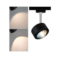Svítidla - P 96771 URail LED lištový spot Aldan spot 8W CCT 230V černá mat - PAULMANN
