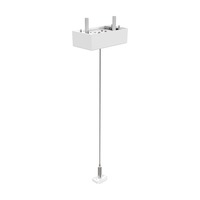 Lištové Magnetic Ego - ILUX 282749 Ego závěsná sada jeden ocelový kabel 2 mt + stropní krytka - IDEALLUX