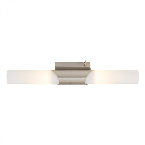 Koupelnová - BRI 2125-022 Nástěnné svítidlo 43,5 cm 2x E14 40W matný nikl - BRILONER - foto 1