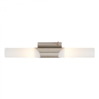 Koupelnová - BRI 2125-022 Nástěnné svítidlo 43,5 cm 2x E14 40W matný nikl - BRILONER