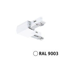 Lišty a příslušenství - P 95646 URail rohová spojka L 62x62mm max. 1000W bílá - PAULMANN