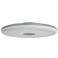 Kruhová - OS ZET60516 ZETA 2 FP stropní/nástěnné plastové svítidlo šedá / bílá - šedá IP40 4000 K 38W LED - OSMONT