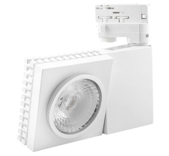 Svítidla - CEN RGSD-361140 SVÍTIDLO EURO TRACK SQUARE BÍLÉ 36W 4000K Ra95 3200Lm 38d DIMM IP20  - CENTURY - foto 1