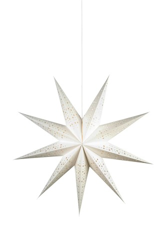 Interiérové dekorace - MAR 700321 Solvalla bílá závěsná hvězda 100 cm - Markslöjd - foto 1
