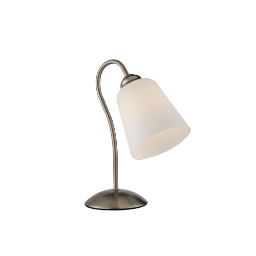 Stolní lampy dekorační - FAN I-1162/L NIK Stolní lampa Lume 1162, nikl, 1 x E14, 21 x 29 cm - FANEUROPE - foto 1