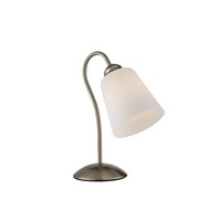 Stolní lampy dekorační - FAN I-1162/L NIK Stolní lampa Lume 1162, nikl, 1 x E14, 21 x 29 cm - FANEUROPE