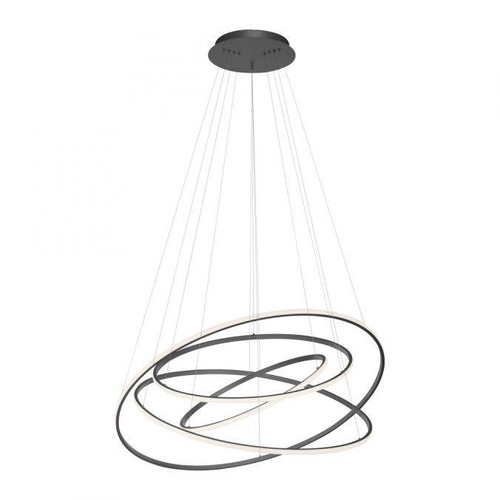 Dekorativní - PN 2124-13 LED závěsné svítidlo antracit stmívatelné CCT paměťová funkce nastavitelná výška 2700-5000K - PAUL NEUHAUS - foto 1