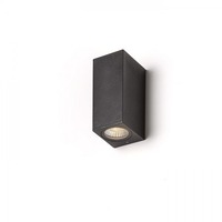 Nástěnná - RED R12028 KUBI II antracitová 230V LED 2x3W IP54 3000K - RED - DESIGN RENDL