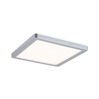Hranatá - P 70993 LED Panel Atria Shine hranaté 190x190mm 3000K matný chrom - PAULMANN
