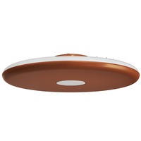 Kruhová - OS ZET60046 ZETA 2 PF stropní/nástěnné plastové svítidlo terakota / bílá IP40 3000 K 38W LED - OSMONT