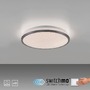 Kruhová - LD 14293-18 KYLE LED stropní svítidlo průměr 28cm černé hvězdné nebe krokově stmívatelné 3000K - JUST LIGHT - foto 10